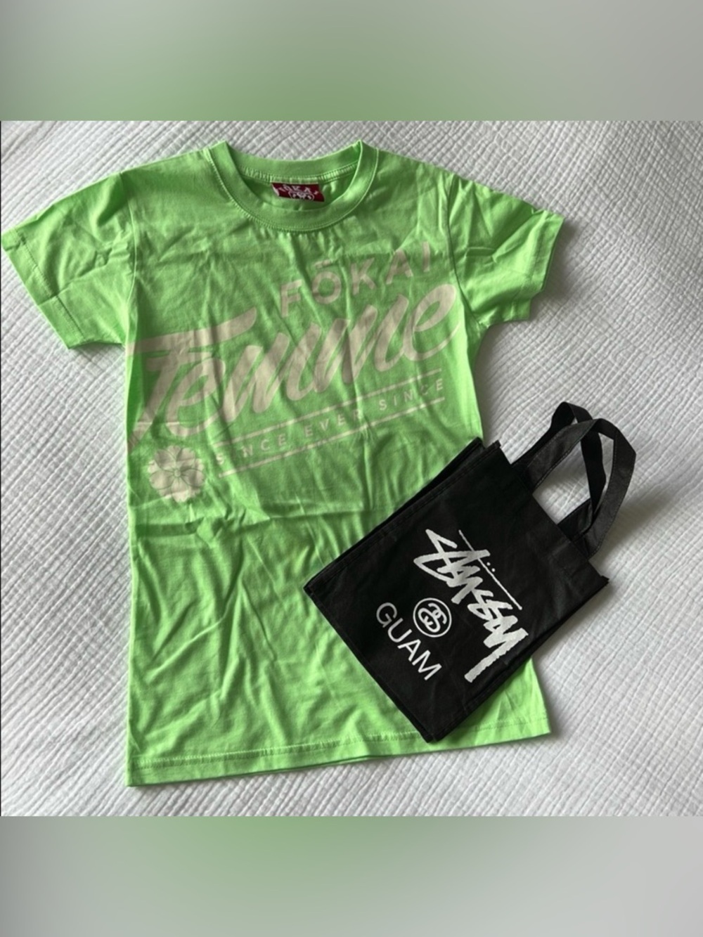 NEW • Fökai Femme “Since Ever Since” T-Shirt in Women’s Small WITH Stussy Bag